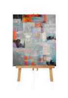 blaues Acrylbild