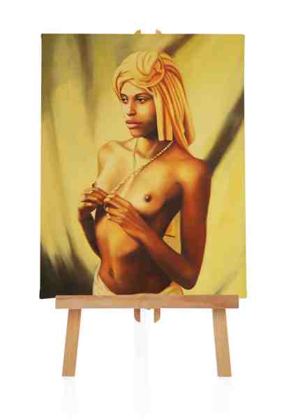 afrikanische Frau Gemälde