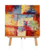 buntes Acrylbild